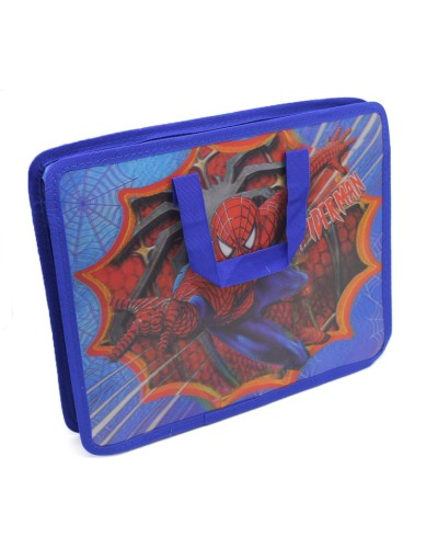 Папка-портфель «Павук» А4 на блискавці з тканинними ручками, ТМ Leader