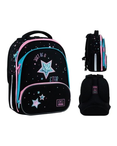 Рюкзак «Будь Зіркою» каркасний 38х28х15 см, 597M-1, GoPack Education