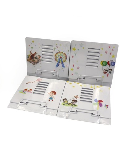 Підставка для книг «Kids» металева 20,8х18,8 см, в асортименті