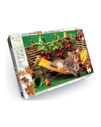 Пазли «Котеня у гамаку» на 500 елементів, ТМ Данко Тойс