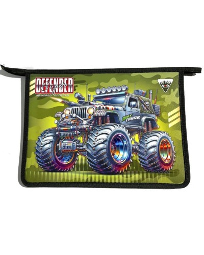 Папка А4+ на блискавці з кольоровим друком на одне відділення, ТМ Мандарин