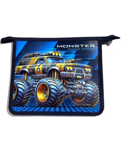 Папка А5+ на блискавці з кольоровим друком на одне відділення, ТМ Мандарин