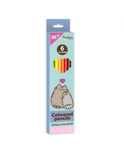 Олівці кольорові «Pusheen» на 6 кольорів. ТМ YES