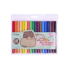 Фломастери «Pusheen» на 18 кольорів, ТМ Yes