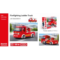 Конструктор «FIRE» на 121 деталь, у коробці 24х16х6 см, IBLOCK JUNIOR