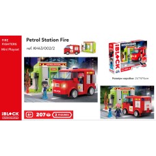 Конструктор «FIRE» на 207 деталей, у коробці 32х21,5х5 см, IBLOCK JUNIOR