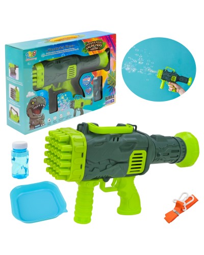 Мильні бульбашки «Пістолет» 27 см на батарейці, у коробці 33,5х22,7х8 см