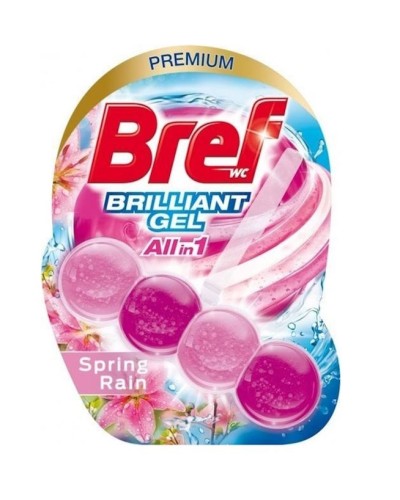 Блок для туалету «Brilliant Gel. Весняна злива» 42 г, ТМ Bref