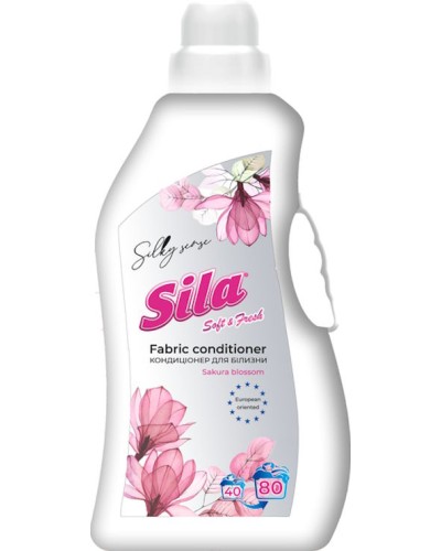 Кондиціонер для тканин «Silky sense» 2, 4 л, ТМ Sila