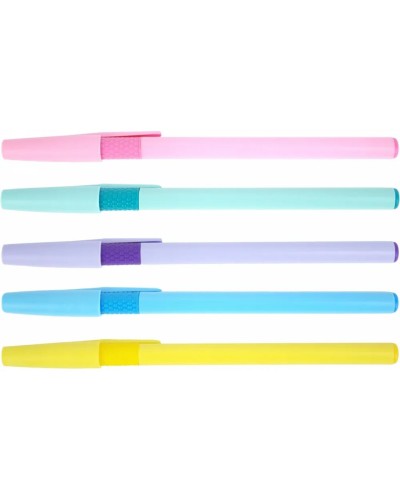 Ручка «NICE» масляна 0,7 мм синя, в асортименті, ТМ Economix