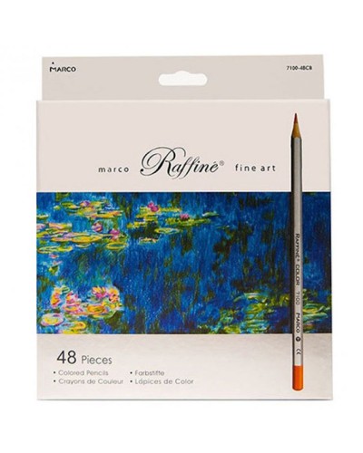 Олівці «Reffine» шестигранні на 48 кольорів, ТМ Marco