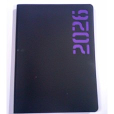 Щоденник датований «NEON» A5 на 336 сторінок з обкладинкою зі шкірзаму, фіолетовий, ТМ Buromax