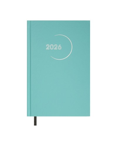 Щоденник датований «MADAM» A5 на 320 сторінок з обкладинкою зі шкірзаму, бірюзовий, ТМ Buromax