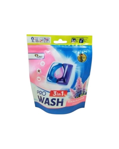 Капсули для прання «Квітка дощу» 15 шт в упаковці, ТМ ProWash