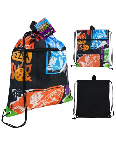 Сумка для взуття «TMNT» 35х40 см з флікером