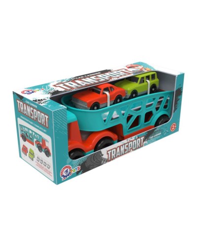 Автовоз 32 см з 2 машинками, у коробці 32,5х12,5х14 см, ТМ Технок