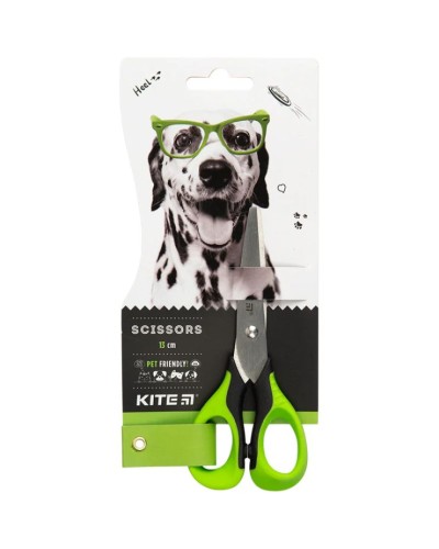 Ножиці дитячі «Dogs» 13 см з гумовими вставками, ТМ Kite