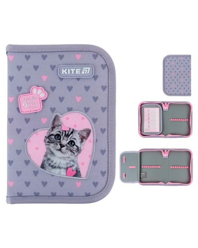 Пенал «SP» 20,5х14х4 см на 1 відділення, ТМ Kite