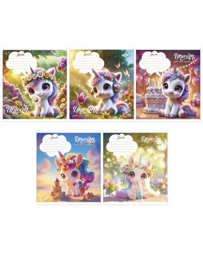 Зошит на 12 аркушів у косу лінію «Роби світ чарівним» №2644, ТМ Brisk