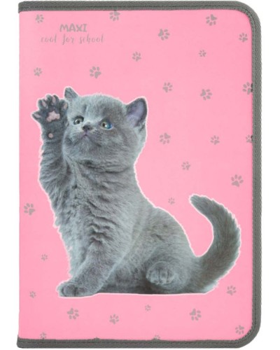 Папка-пенал А4 пластиковий на блискавці, ТМ MAXI