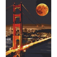 Картина за номерами «Золоті ворота» 40х50 см, ТМ Ідейка