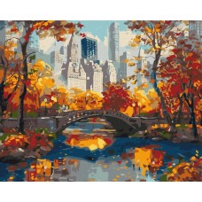 Картина за номерами «Золотий парк» 40х50 см, ТМ Ідейка