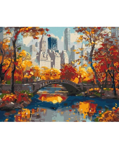 Картина за номерами «Золотий парк» 40х50 см, ТМ Ідейка