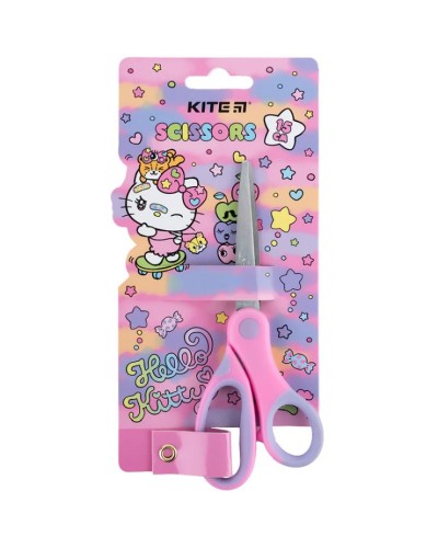 Ножиці дитячі «HK» 15 см з гумовими вставками, ТМ Kite