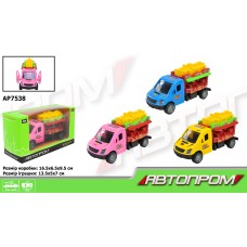 Машина «Вантажівка» з дверима що відчиняються, в асортименті, у коробці 16,5х9,5х6,5 см, Автопром