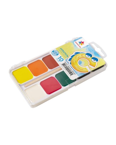 Акварель 10 кол., з/п, пластик, Захоплення