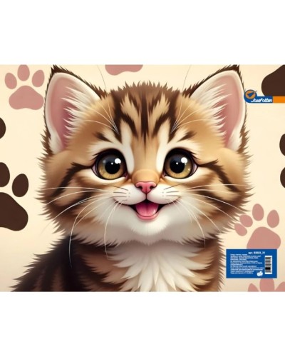 Папка-портфель «Кошеня» А4 з ручками на блискавці, ТМ J.Otten