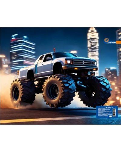 Папка-портфель «Big Foot» А4 з ручками на блискавці, ТМ J.Otten