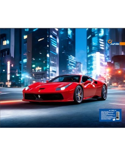 Папка-портфель «Спорткар» А4 з ручками на блискавці, ТМ J.Otten