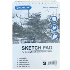 Скетчбук «Acmeliae» 26х18,7 см на 30 аркушів 150 г/м2 на спіралі зверху, ТМ Acmeliae