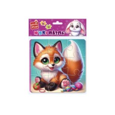 Пазли м'які «Зайчик і лисичка» на 25 елементів, ТМ Vladi Toys