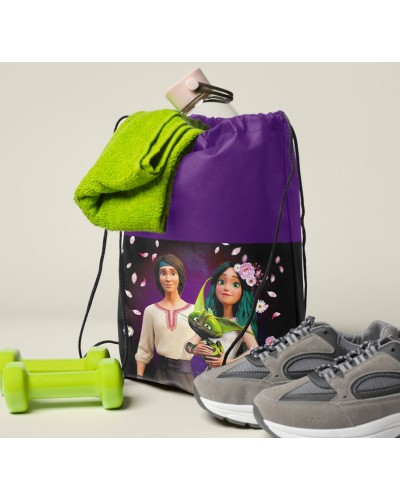 Сумка для взуття «Весілля» 46х33 см з затяжка по колу, Hipe