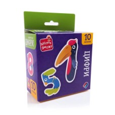 Набір магнітів «Цифри» з 10 елементів, ТМ Vladi Toys