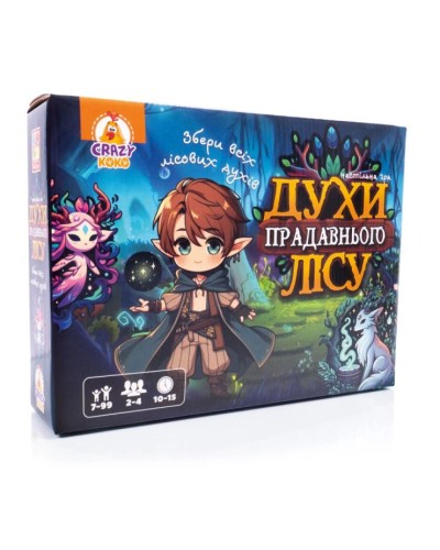 Гра настільна «Духи давнього лісу» розважальна, у коробці 27х6х20 см, ТМ Vladi Toys