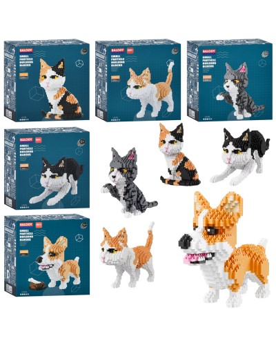 Конструктор «Тваринка» від 1300 деталей, в асортименті, у коробці 16,5х18х8 см