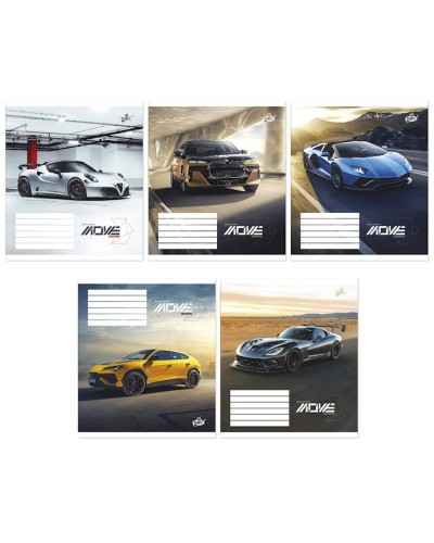 Зошит на 12 аркушів у лінію «Без обмежень» №2595, ТМ Brisk