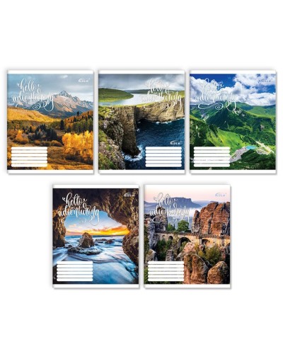 Зошит на 18 аркушів у клітинку «Пригода», №3517, ТМ Gold Brisk