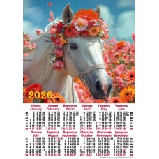 Календар «Квітковий коник» А2