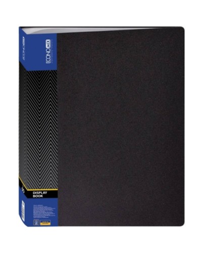 Папка А4 з 60 файлами чорна, ТМ Economix