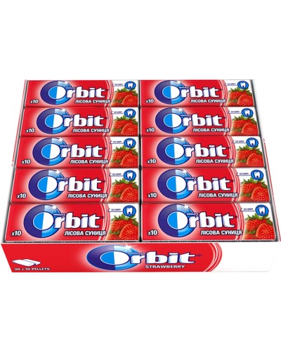 Жувальна гумка «Orbit. Суниця» 14 г