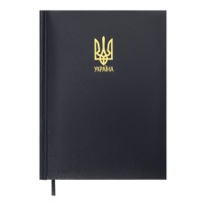 Щоденник датований «POWERFUL 2026» A5 на 336 сторінок з обкладинкою зі шкірзаму, синій, ТМ Buromax