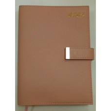 Щоденник датований «NUDE 2026» A5 на 336 сторінок з обкладинкою зі шкірзаму, кобальтовий, ТМ Buromax