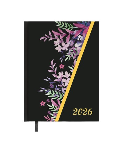 Щоденник датований «PASSION 2026» A5 на 336 сторінок з картонною обкладинкою, чорний, ТМ Buromax