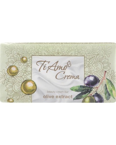 Крем-мило з екстрактом оливки тверде 125 г, ТМ Ti Amo Crema
