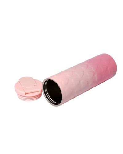 Термочашка «Рожеве Серце» 420 мл, ТМ Yes