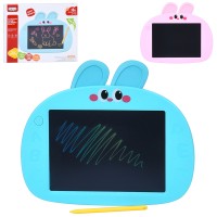 LCD планшет «Зайчик» 27х22х1 см кольоровий, на батарейці, в асортименті, у коробці 27,5х23х1,5 см